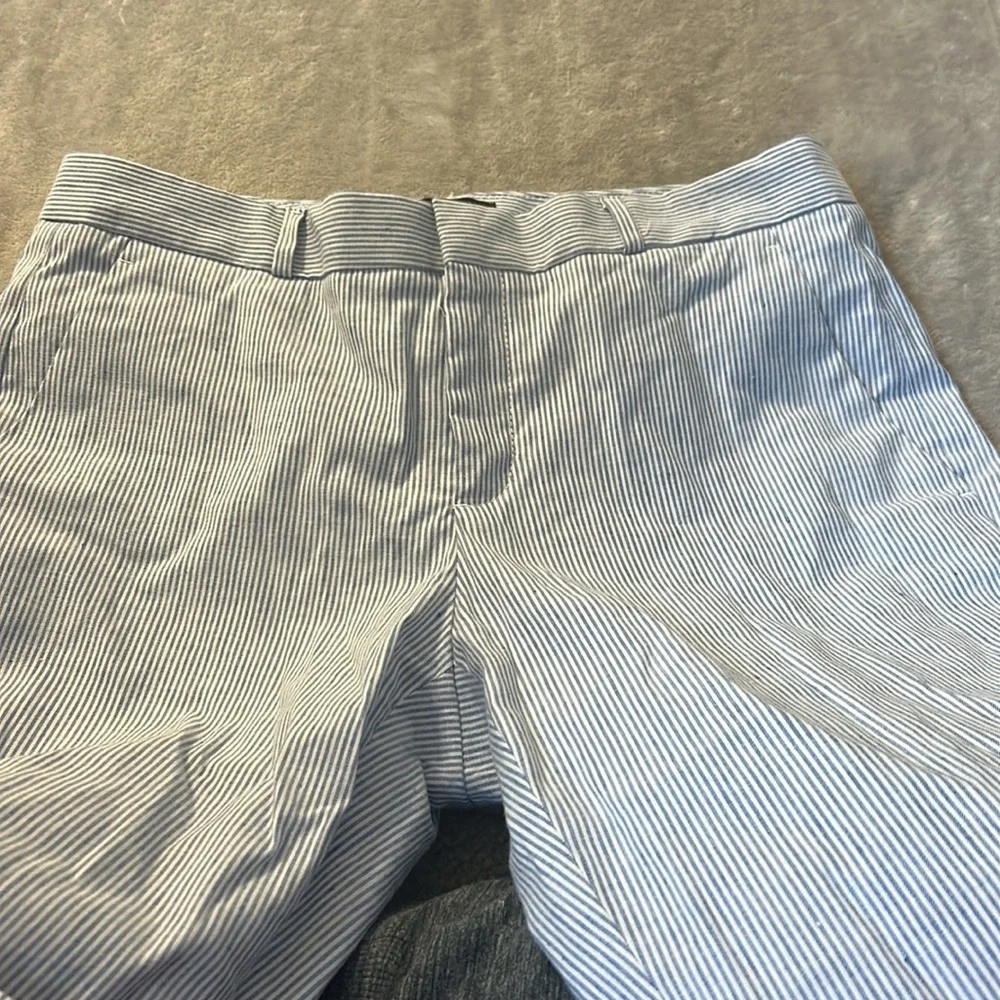 Banana republic Avery linen striped pants